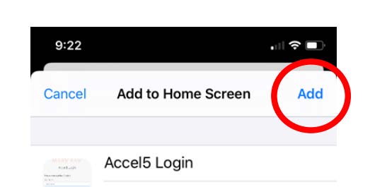Accel5 - How to Mobile Icon for Accel52