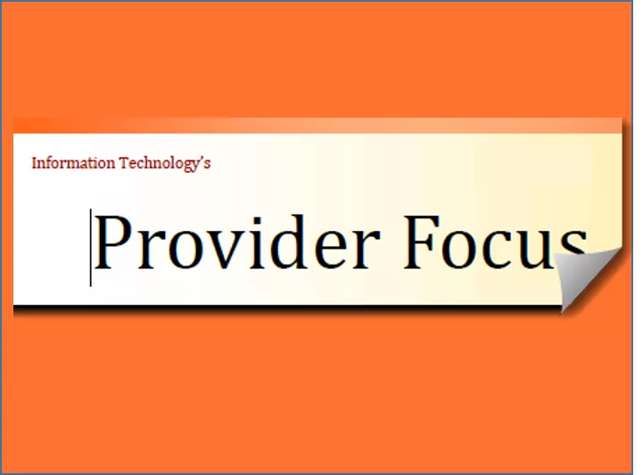 Provider Focus Stacks